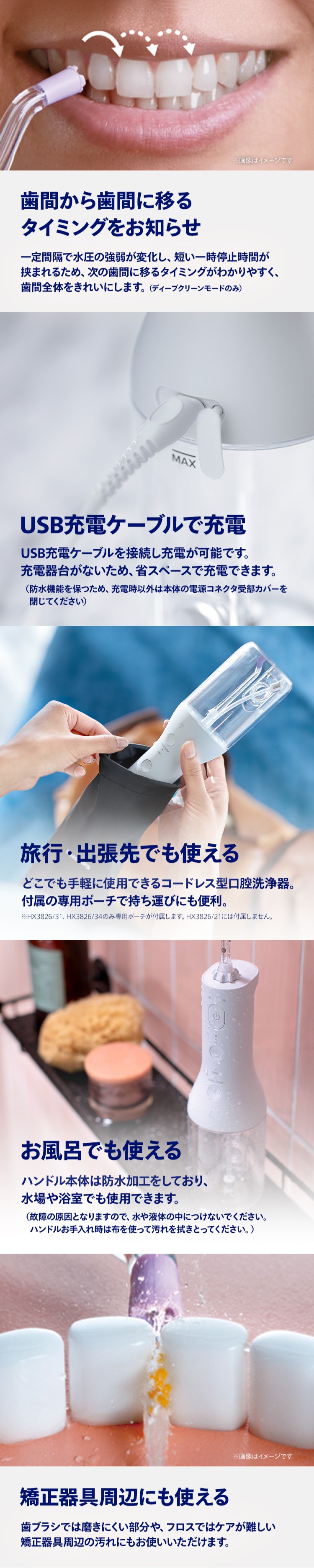 Philips（フィリップス） 口腔洗浄器 ソニッケアー コードレスパワー