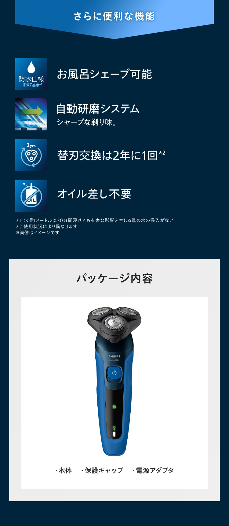 Philips(フィリップス) 髭剃り 電動シェーバー メンズ 電動 S5000 Philips(フィリップス) 髭剃り 電動シェーバー メンズ 電動 S5000