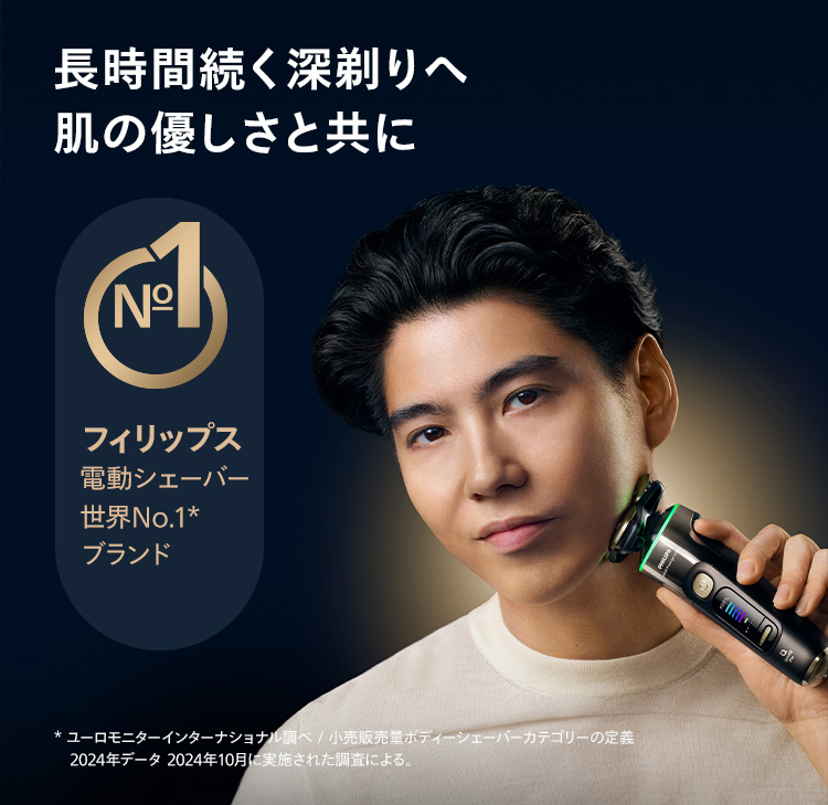 長時間続く深剃りへ 肌の優しさと共に