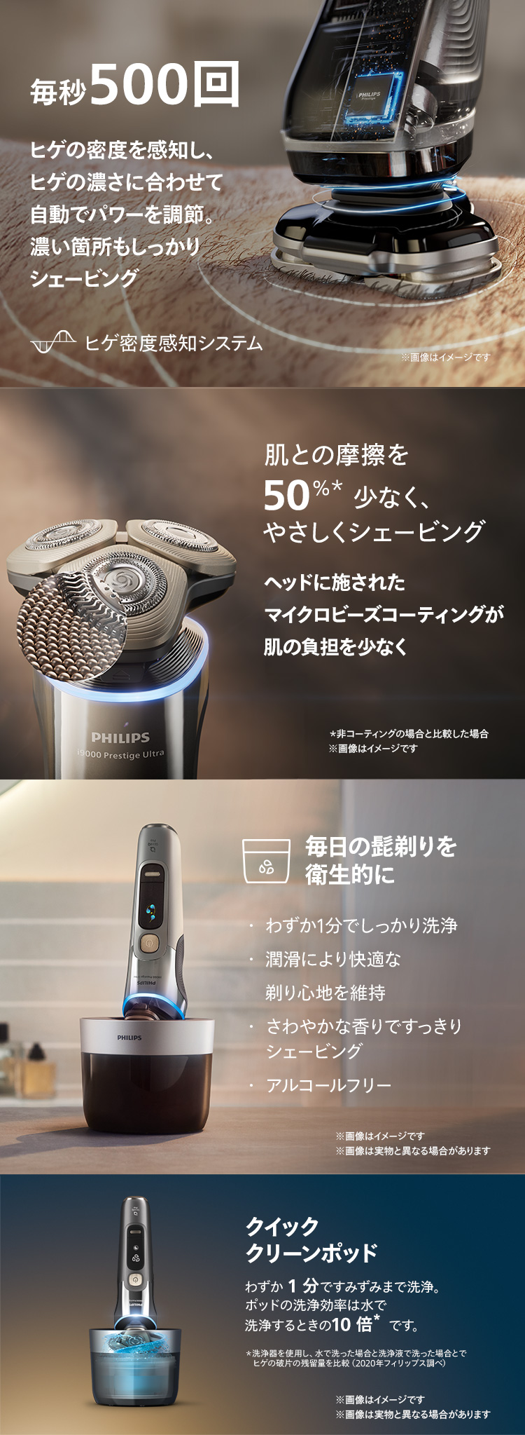Philips（フィリップス） 髭剃り 電動シェーバー メンズ i9000