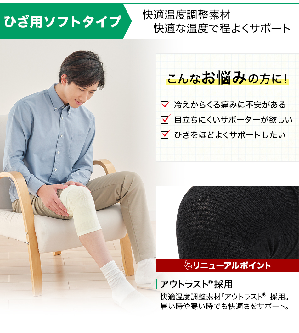 Phiten ファイテンサポーター メタックス ひざ用ソフトタイプ