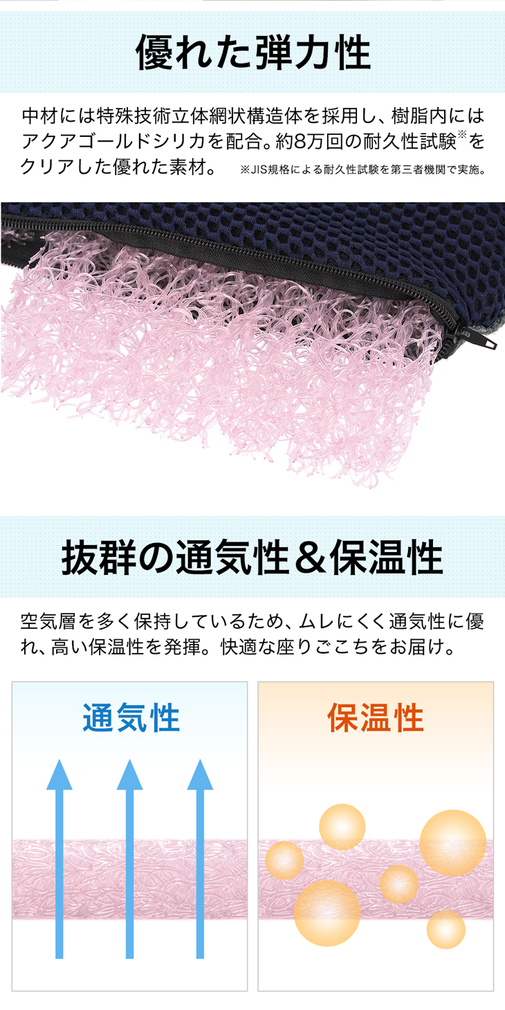 Phiten ファイテン エアロクレイドル二つ折りクッション【公式