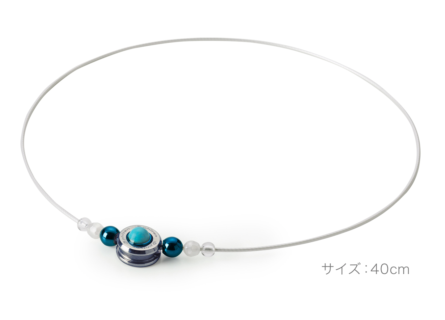 Phiten（ファイテン） ネックレス ワイヤー プッシュタイプIII