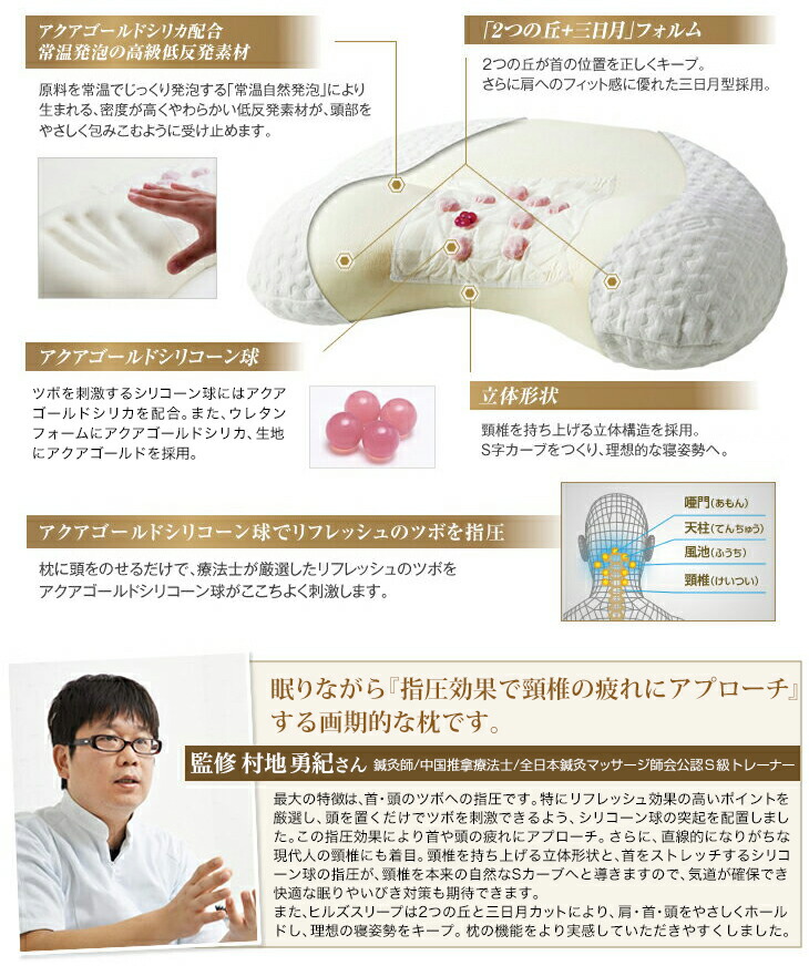Phiten（ファイテン） 星のやすらぎ 療法士指圧ピロー ヒルズスリープ