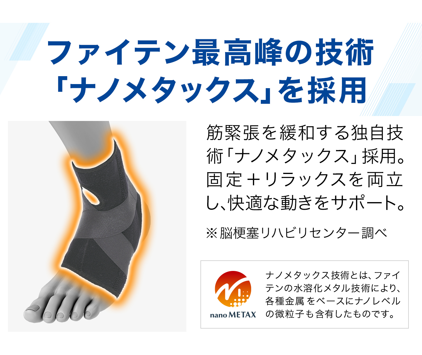 Phiten（ファイテン） ファイテンサポーター ナノメタックス フィット