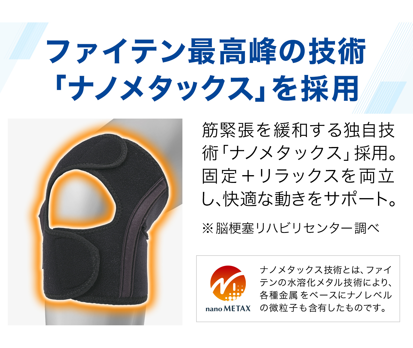 Phiten（ファイテン） ファイテンサポーター ナノメタックス フィット