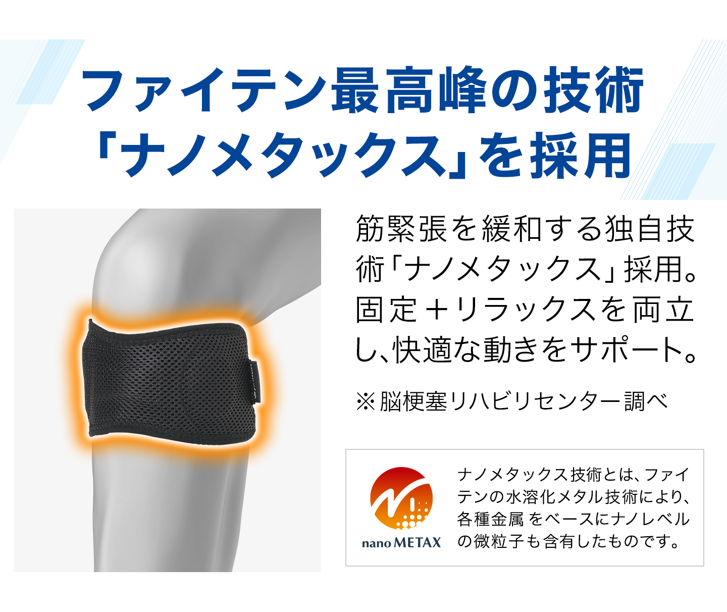 Phiten（ファイテン） ファイテンサポーター ナノメタックス フィット