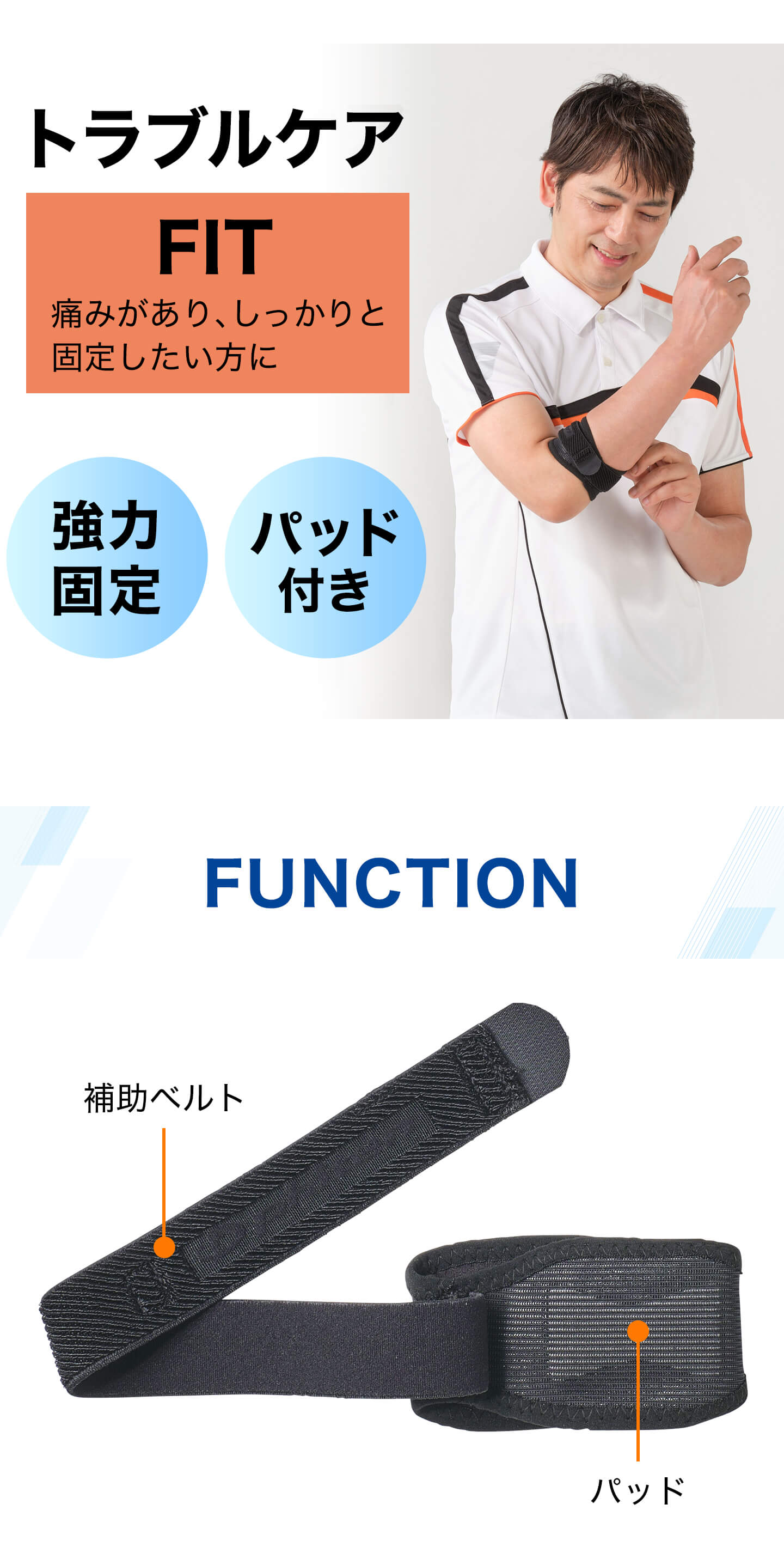 ファイテン サポーター ナノメタックス フィットタイプ ひじ用