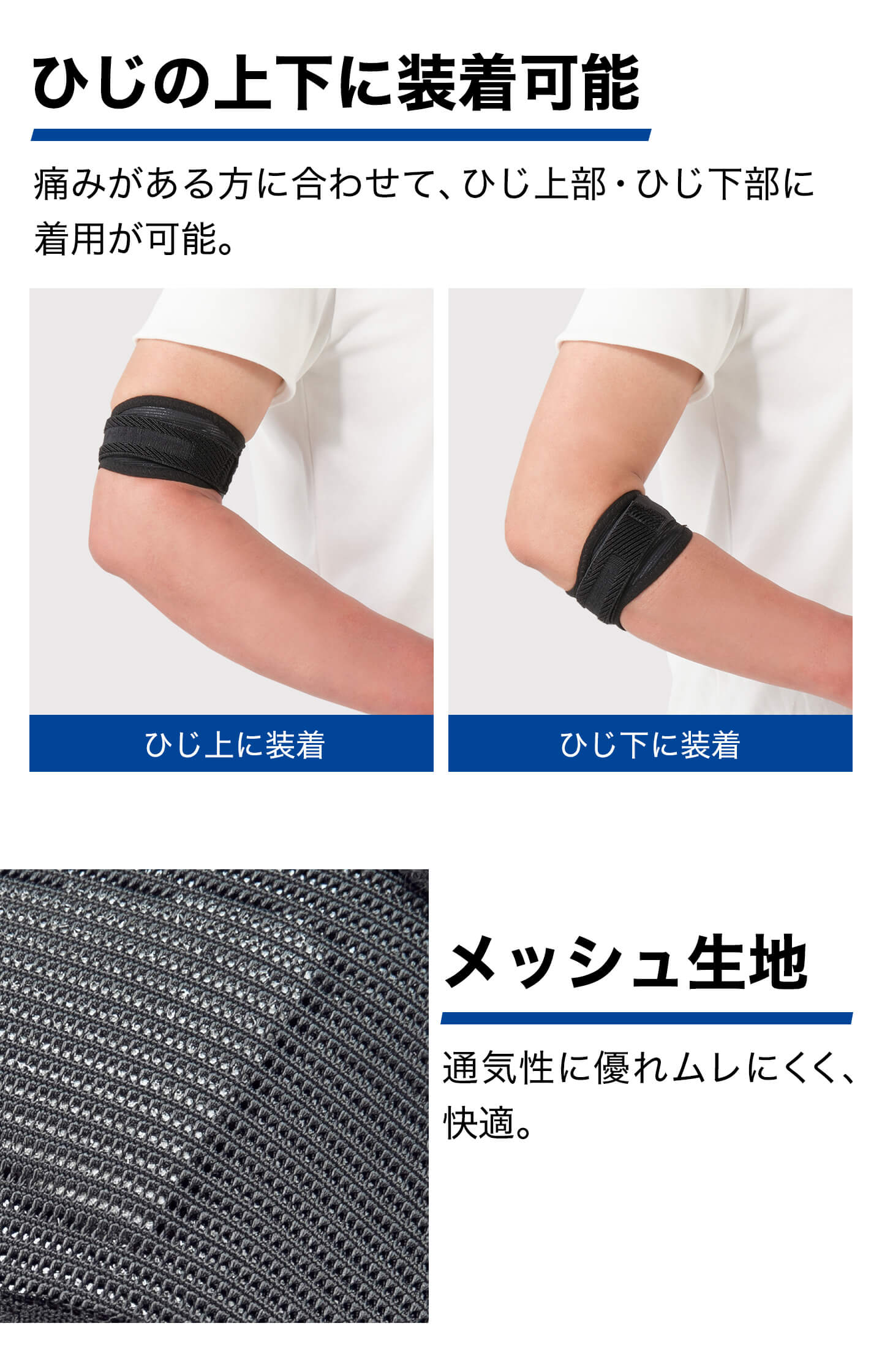 ファイテン サポーター ナノメタックス フィットタイプ ひじ用