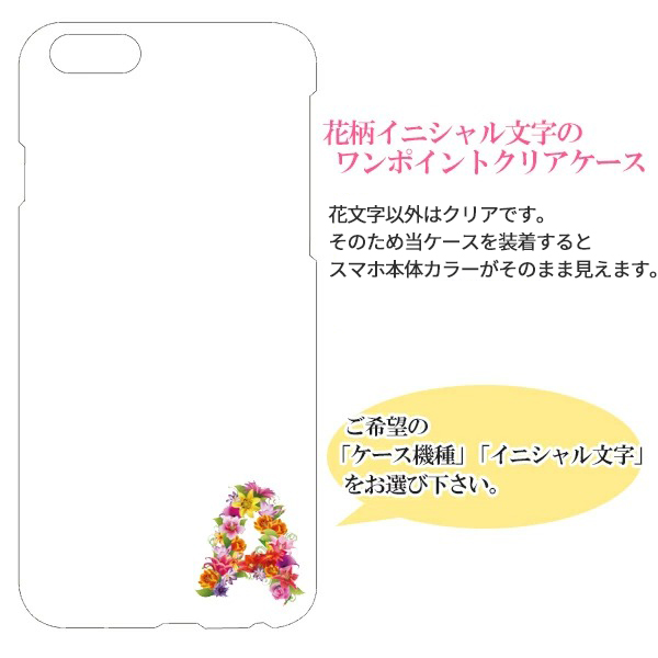AQUOS zero6 zero5G basic SHG04 SHG02 ケース カバー スマホケース メール便送料無料 花文字イニシャル柄 英字小さめ | AQUOS zero | 04