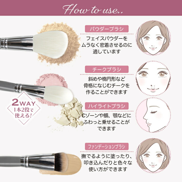 Frepice フレピス メイクブラシ 【10本 セット】 化粧 ブラシ 筆