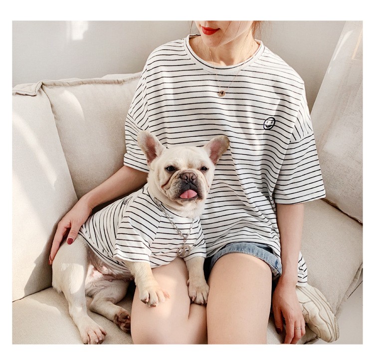 ペットとお揃い ペット ペアルック ボーダー Tシャツ 【ペット