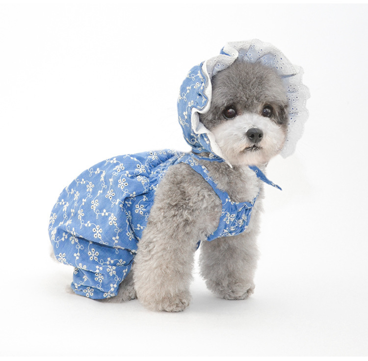 犬 服 猫 犬服 春 夏 サロペット 帽子セット おしゃれ ペット ペット