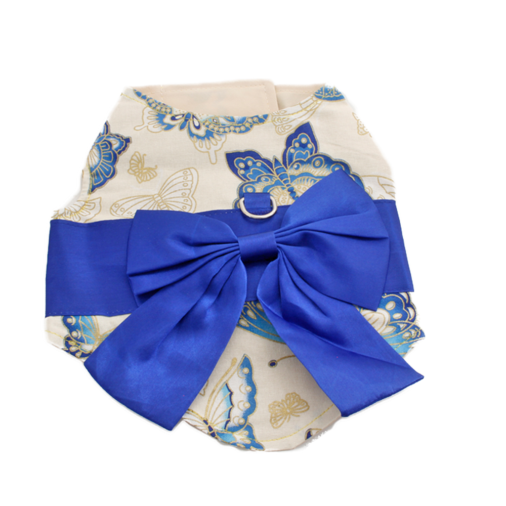 ハーネス 犬 猫 ペット 着物 和風 おしゃれ リボン 和柄 花 お正月 SNS