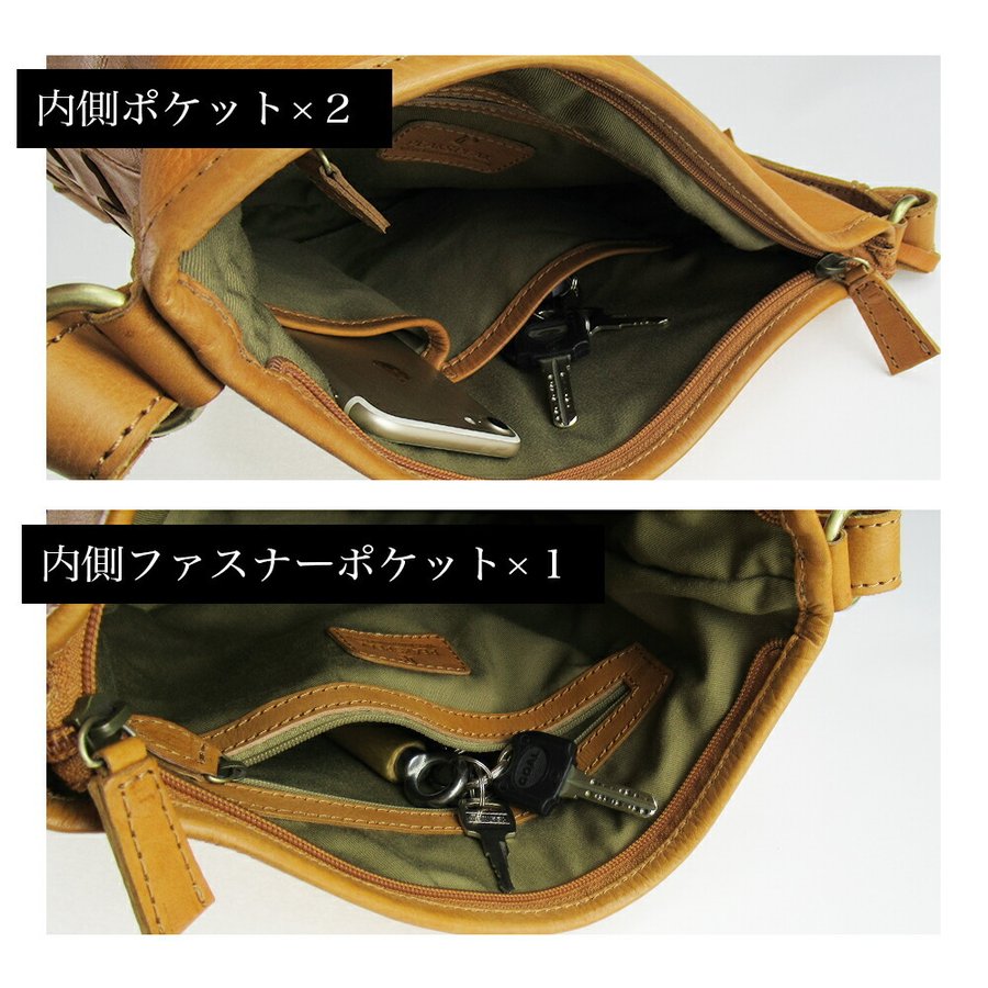 【美品】✨PEAKSPEAK✨キャメル 本革レザーショルダーバッグ PEAKS PEAK PEAKSPEAK ピークスピーク 本革 レディース バッグ