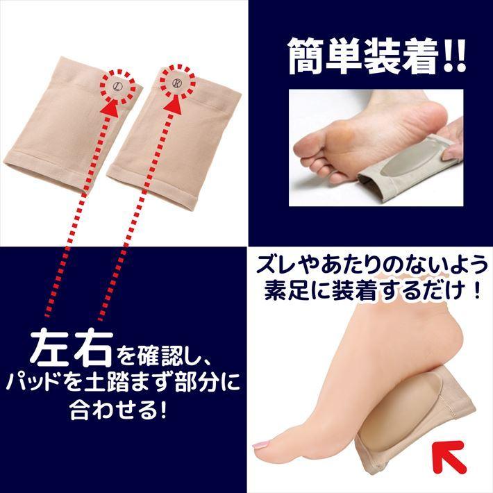 足用アーチサポーター シリコン製 滑り止め 足裏マッサージ 中敷 PhoenixSole 理学療法士監修 偏平足 アーチ サポーター 足裏衝撃吸収