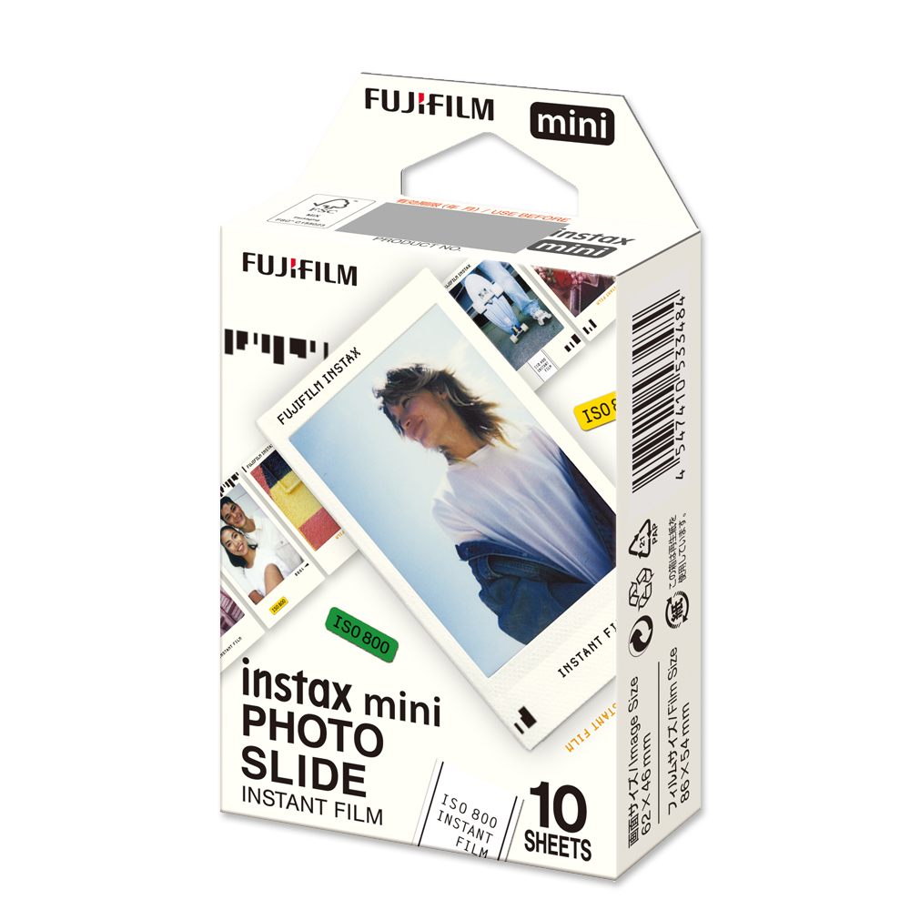 instax mini 【PHOTO SLIDE】チェキ専用フィルム10枚 フォト