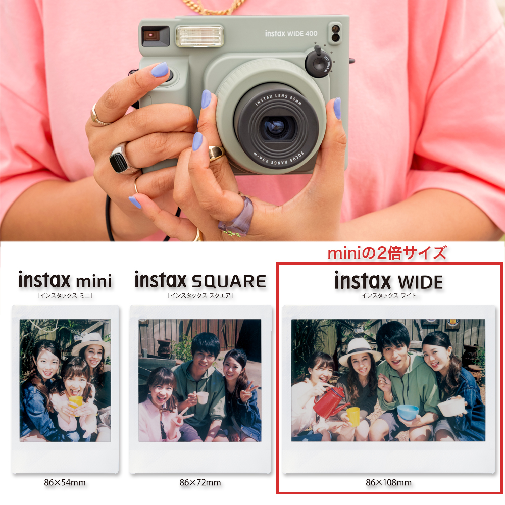 チェキ 【カメラケース付き】チェキ ワイド インスタントカメラ 専用