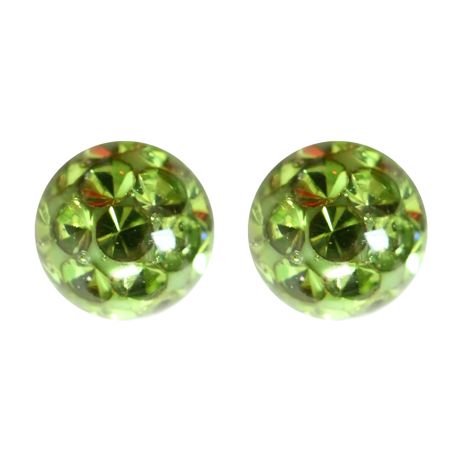 Risa（リサ） パヴェボールピアス ボディピアス 両耳 20G ストレート