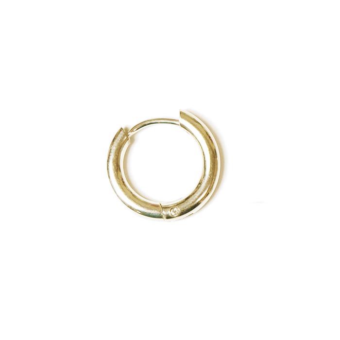 Risa ボディピアス 金属アレルギー対応 フープ リング 片耳 18G