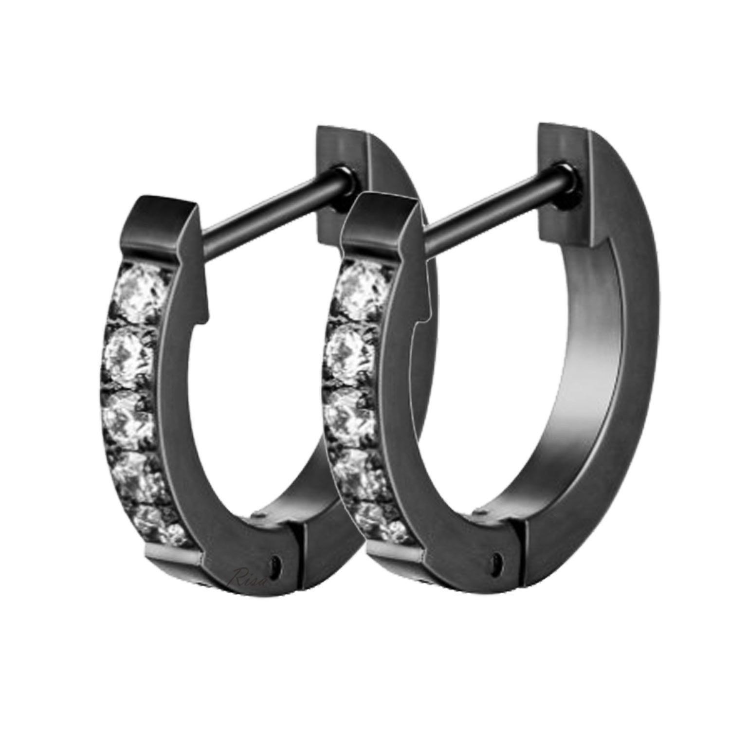 Risa（リサ） ピアス 金属アレルギー対応 キュービック 両耳