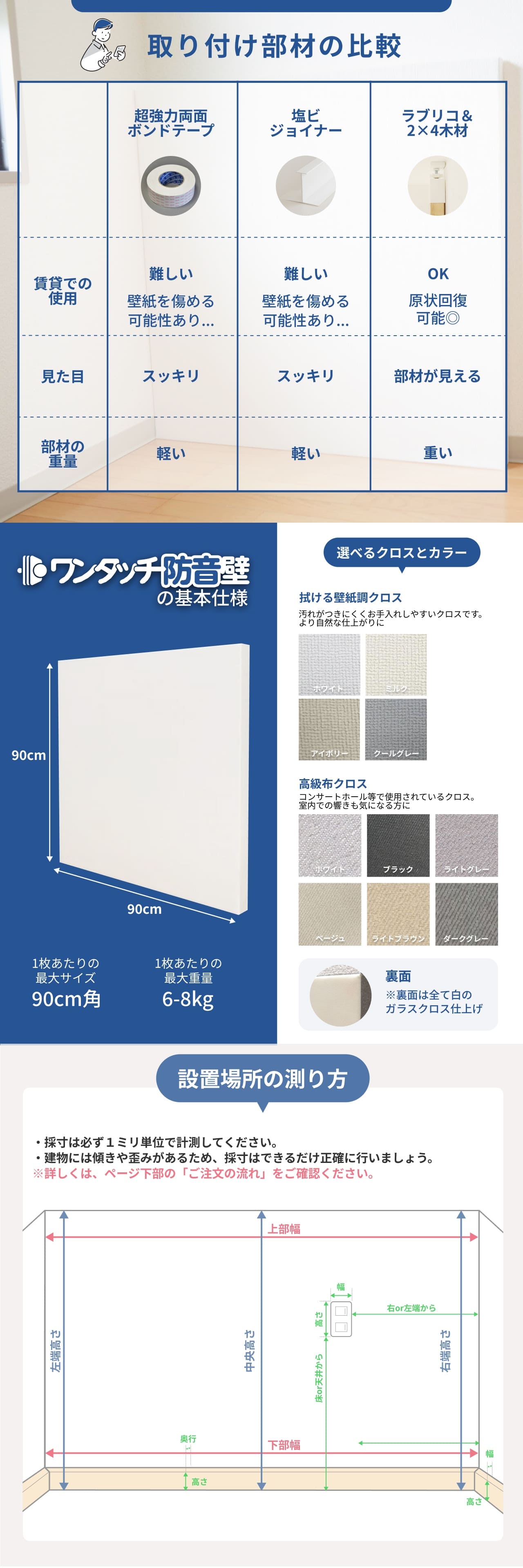 ワンタッチ防音壁