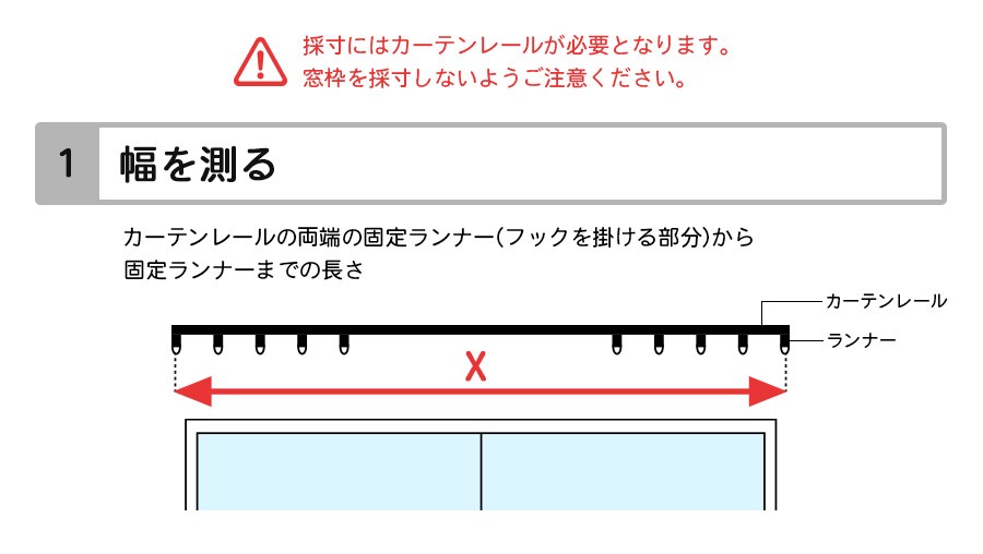 防音カーテンサイズの測り方 防音専門 ピアリビング 通販 Yahoo ショッピング