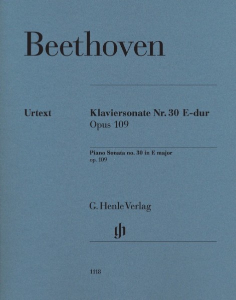 ピアノ 楽譜 BEETHOVEN, Ludwig van | ピアノソナタ 第30番 ホ長調 作品109 | Klaviersonaten Nr.30 E-dur op.109