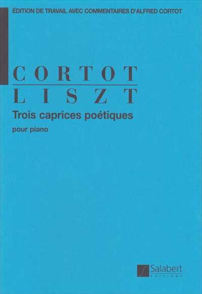 ピアノ 楽譜 LISZT, Franz | 3つの演奏会用練習曲（コルトー校訂版） | 3 Caprices Poetiques Il Lamento La Leggierezza Un Sospiro [Cortot]