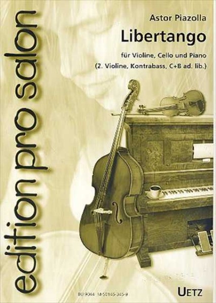 ピアノ 楽譜 PIAZZOLLA, Astor | リベルタンゴ(ヴァイオリン、チェロ、ピアノのための) | Libertango fur Violine，Violoncello，Piano