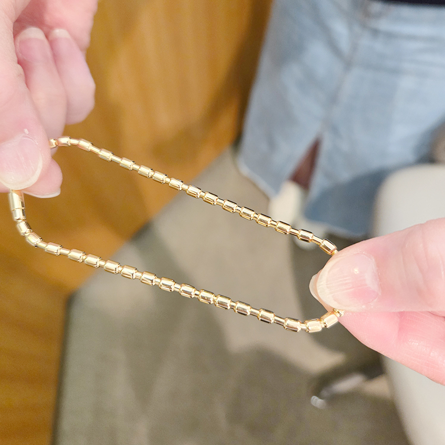 K18イエローゴールド ストレッチブレスレット : Piccoli-punti - 通販