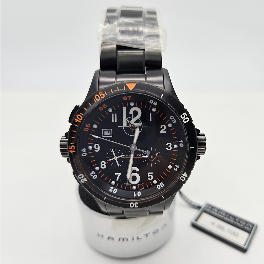 HAMILTON（ハミルトン） カーキエアクロノ ブラック PVD H74592133 