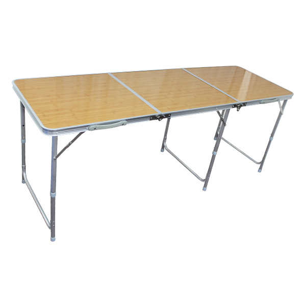 アウトドアテーブル 折りたたみ　MERMONT MERMONT アウトドアテーブル 折りたたみ 240cm×60cm 高さ3段階調節 全4