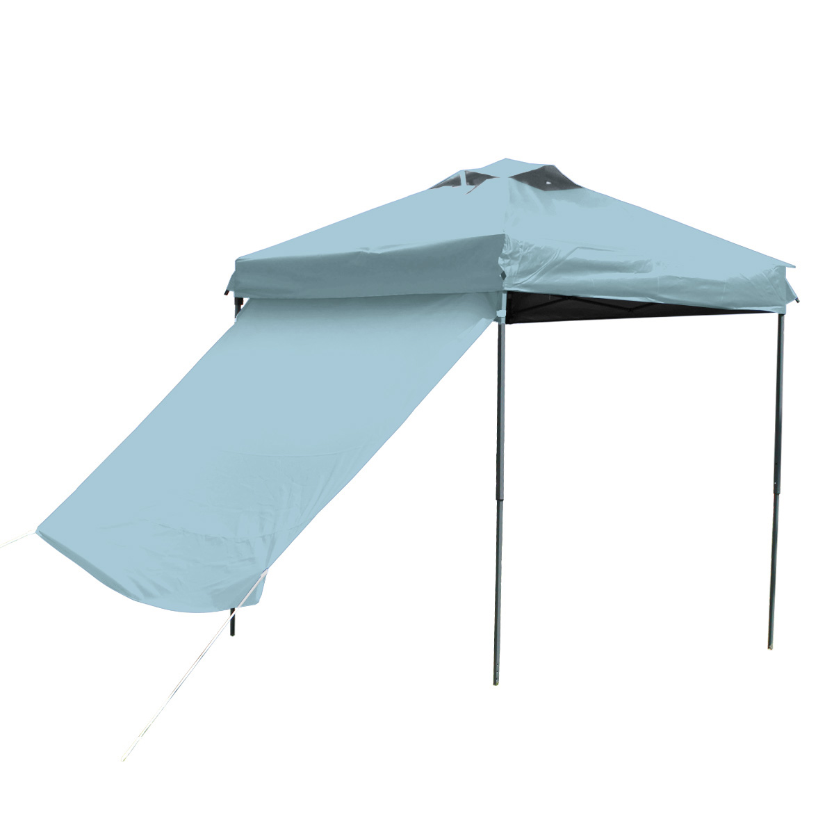 *ワンタッチ★ タープテント 高耐久 撥水 2m×2m アイスグレー 他カラー有 タンスのゲン テント タープテント 2m ワンタッチ タープ サイドシート