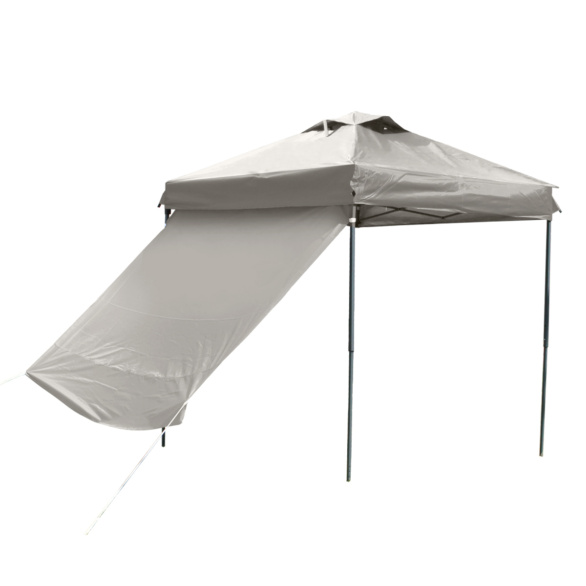 MERMONT タープテント 2m サイドシート1枚付き ベンチレーション 高さ