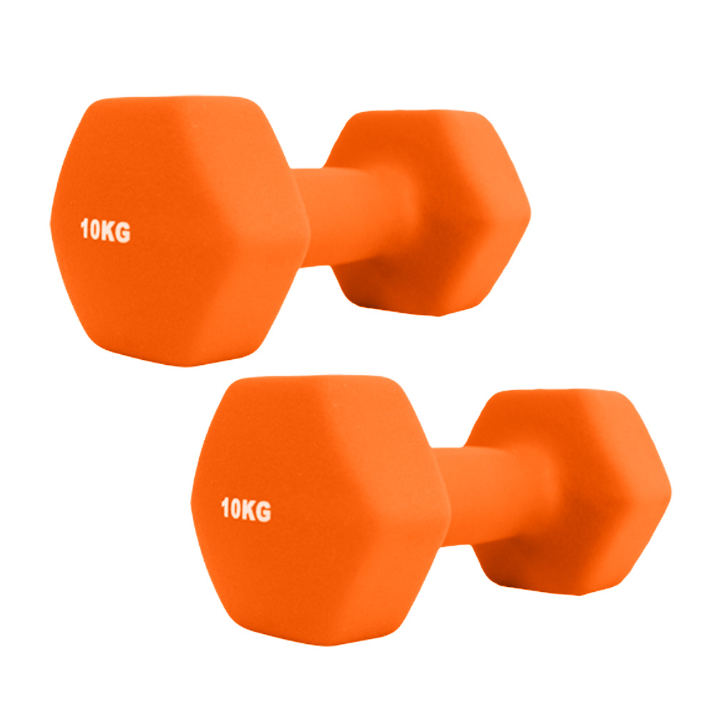WEIMALL（ウェイモール） ダンベル 10kg 2個セット カラーダンベル 筋