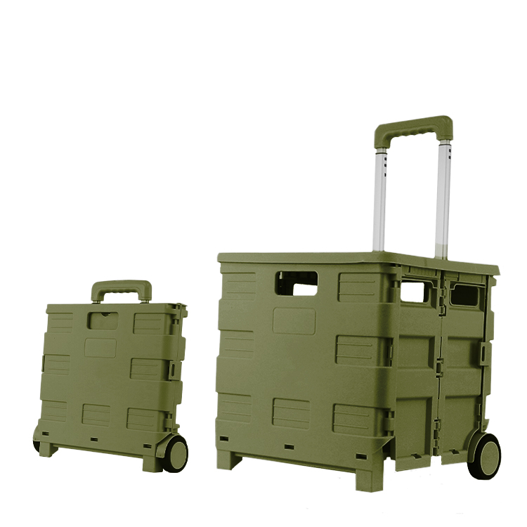 QUICKCAMP 折りたたみキャリーカート ベージュ キャリーワゴン キャリーカート 90L 耐荷重80kg 折り畳み