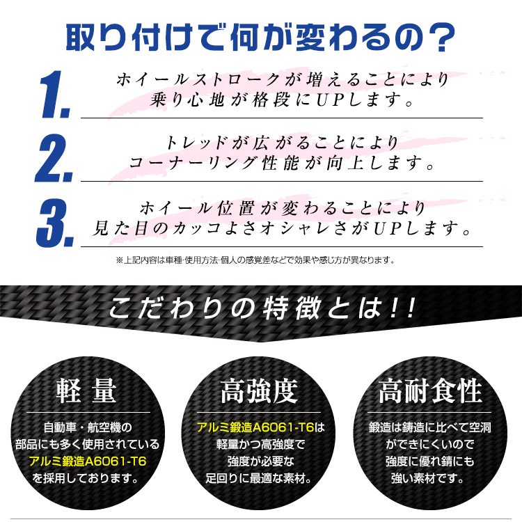 Durax（デュラックス） スペーサー ワイドトレッドスペーサー ロング