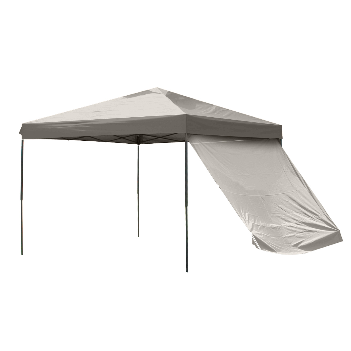 タープテント 3m サイドシート2枚付き 高さ調整可能 テント タープ ワンタッチ サンシェード 軽量 日よけ 耐水 撥水 UVカット キャンプ  アウトドア BBQ MERMONT
