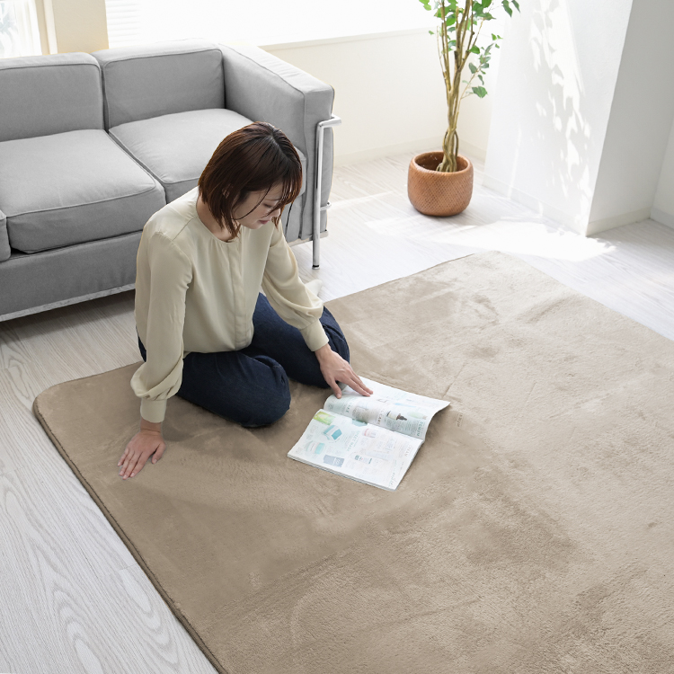 WEIMALL（ウェイモール） ラグマット 洗える 3畳 厚手 ラグ 200×250