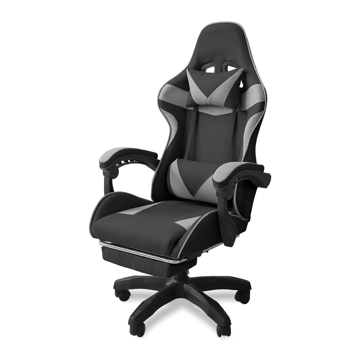 ゲーミングチェア ファブリック ゲーミング椅子 おしゃれ リクライニング フットレスト オフィスチェア デスクチェア パソコンチェア テレワーク｜pickupplazashop｜02