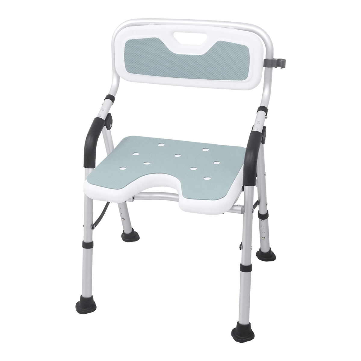 WEIMALL（ウェイモール） シャワーチェア 介護用 折りたたみ U型座面