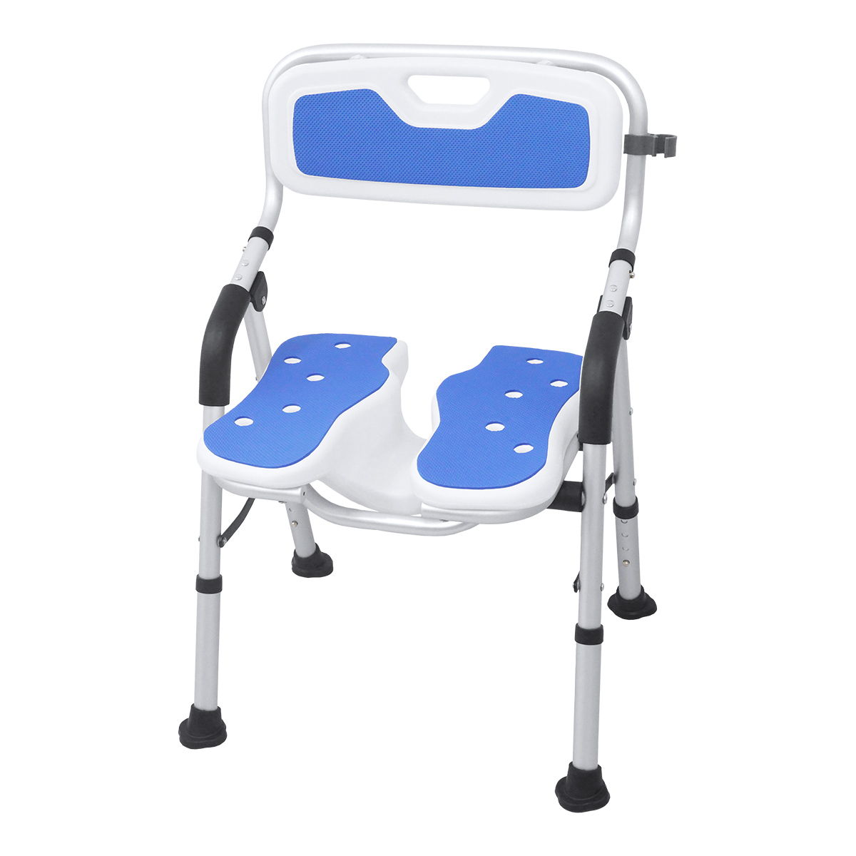 WEIMALL（ウェイモール） 介護用椅子 シャワーチェアー 折りたたみ U字