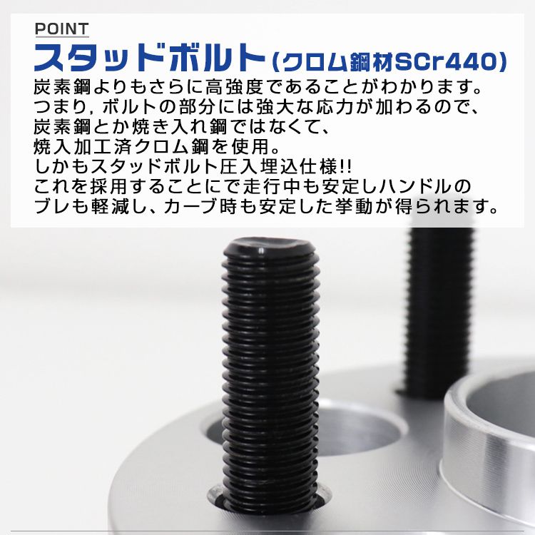 スペーサー ワイドトレッドスペーサー ワイトレ Durax 30mm シルバー 