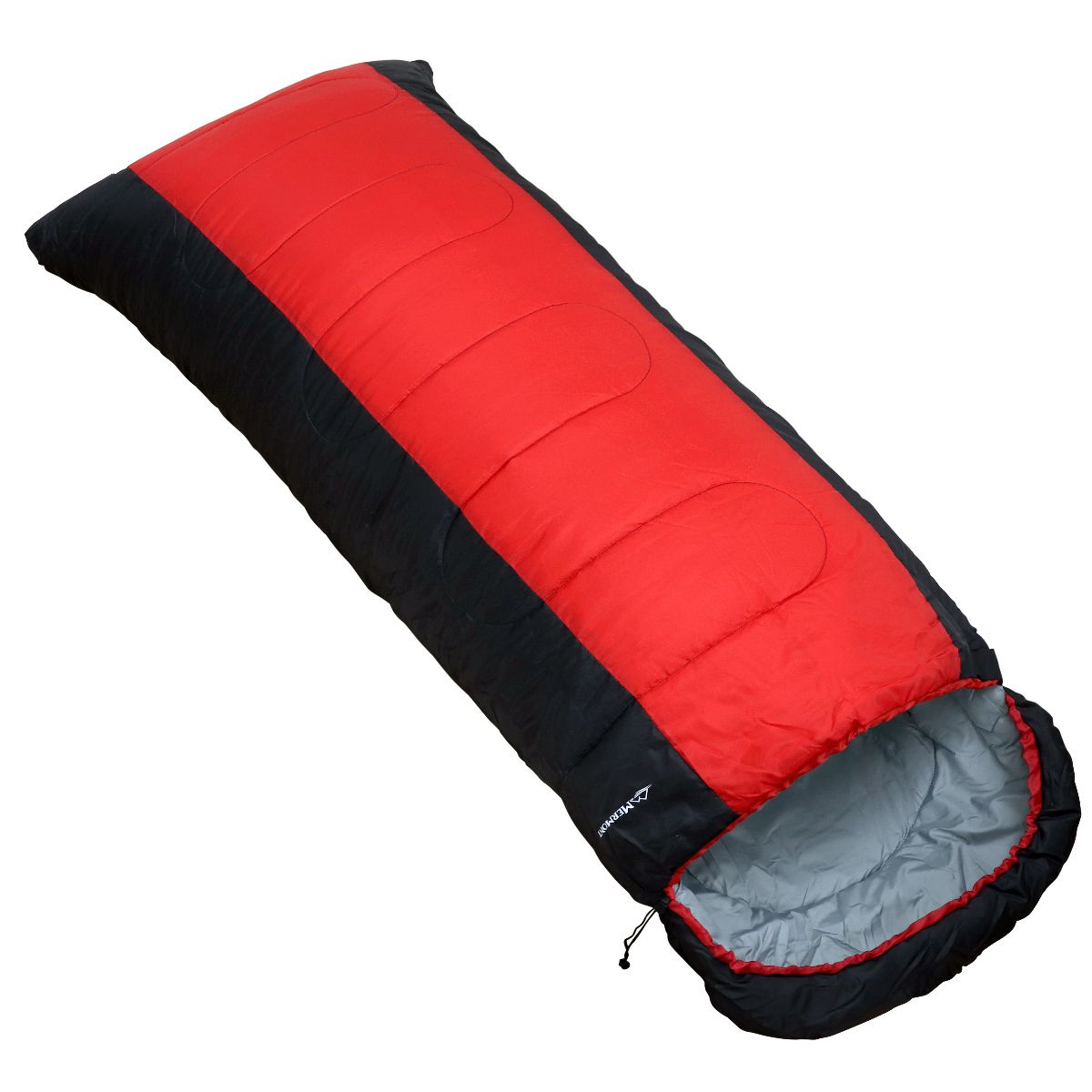 寝袋 シュラフ 封筒型 圧縮袋付き 2個セット 洗える 連結可能 耐寒温度-12℃ アウトドア キャンプ ツーリング 登山 災害 避難 車中泊  MERMONT