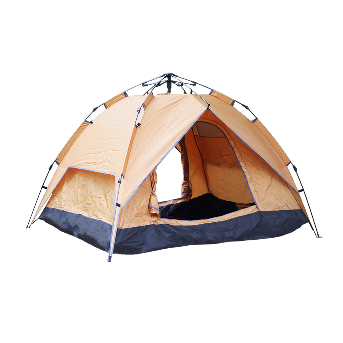 テント ポップアップテント ワンタッチテント 4人 アウトドア キャンプ用品 2WAY ソロテント ツーリング 防水 サンシェード ドーム型テント  MERMONT