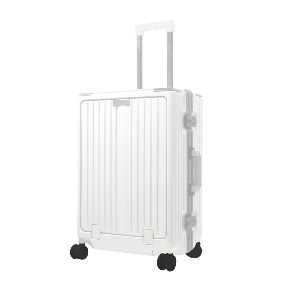 スーツケース Mサイズ フロントオープン USBポート キャリーバッグ キャリーケース TSAロック おしゃれ 多機能 旅行かばん 旅行 4泊 5泊  6泊