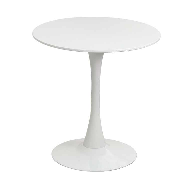 ラウンドテーブル 70幅 丸テーブル サイドテーブル 傷防止樹脂 省スペース コンパクト カフェ風 白 ダイニング モダン シンプル｜pie-no｜02