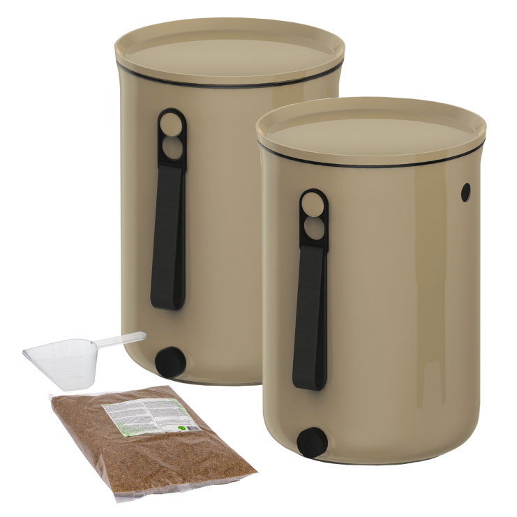 DT 【2個セット】コンポスト ボカシオルガンコ2 バイオ式 生ゴミ処理機