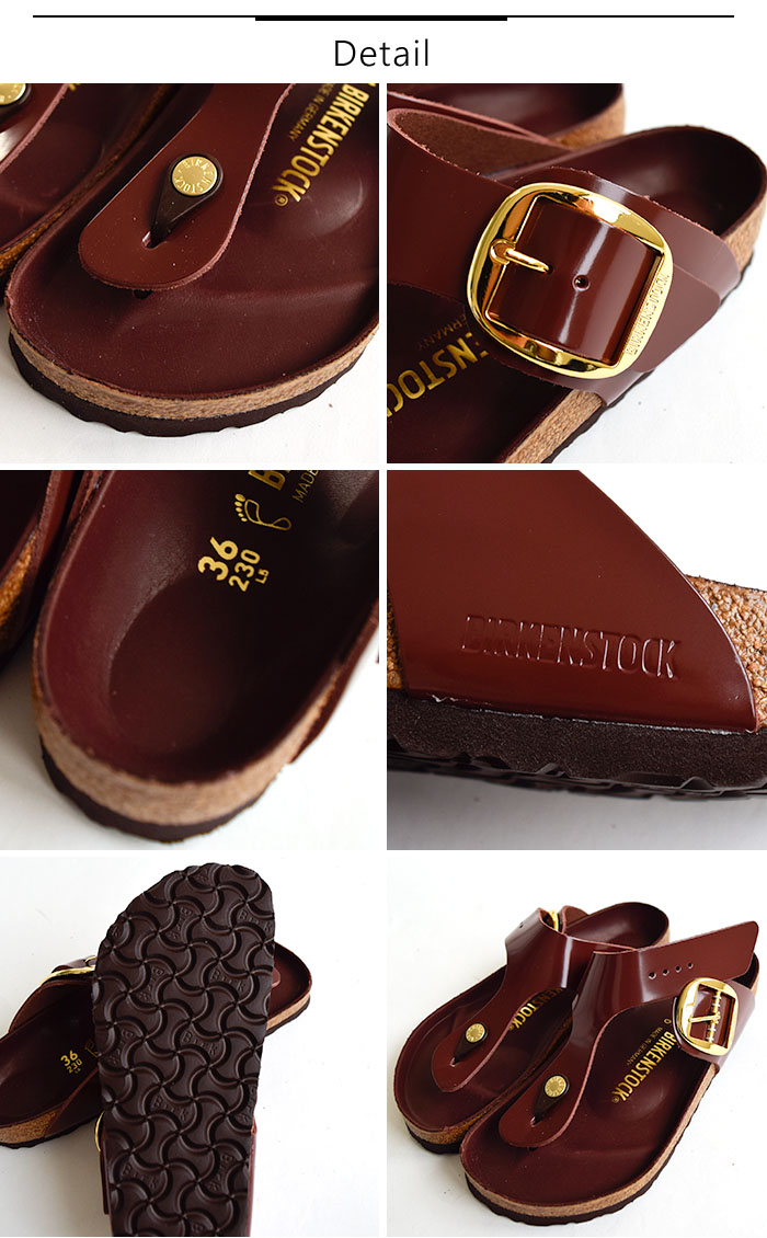 ビルケンシュトック BIRKENSTOCK Gizeh Big Buckle ギゼー ビッグバックル エナメルレザー サンダル レギュラー1021477